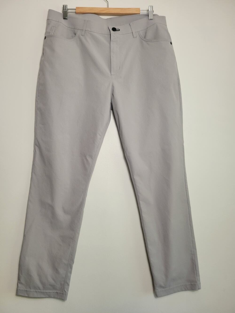 Public Rec Dealmaker 5 Pocket Pants Men's 36x32 Light Gray Stretch Golf